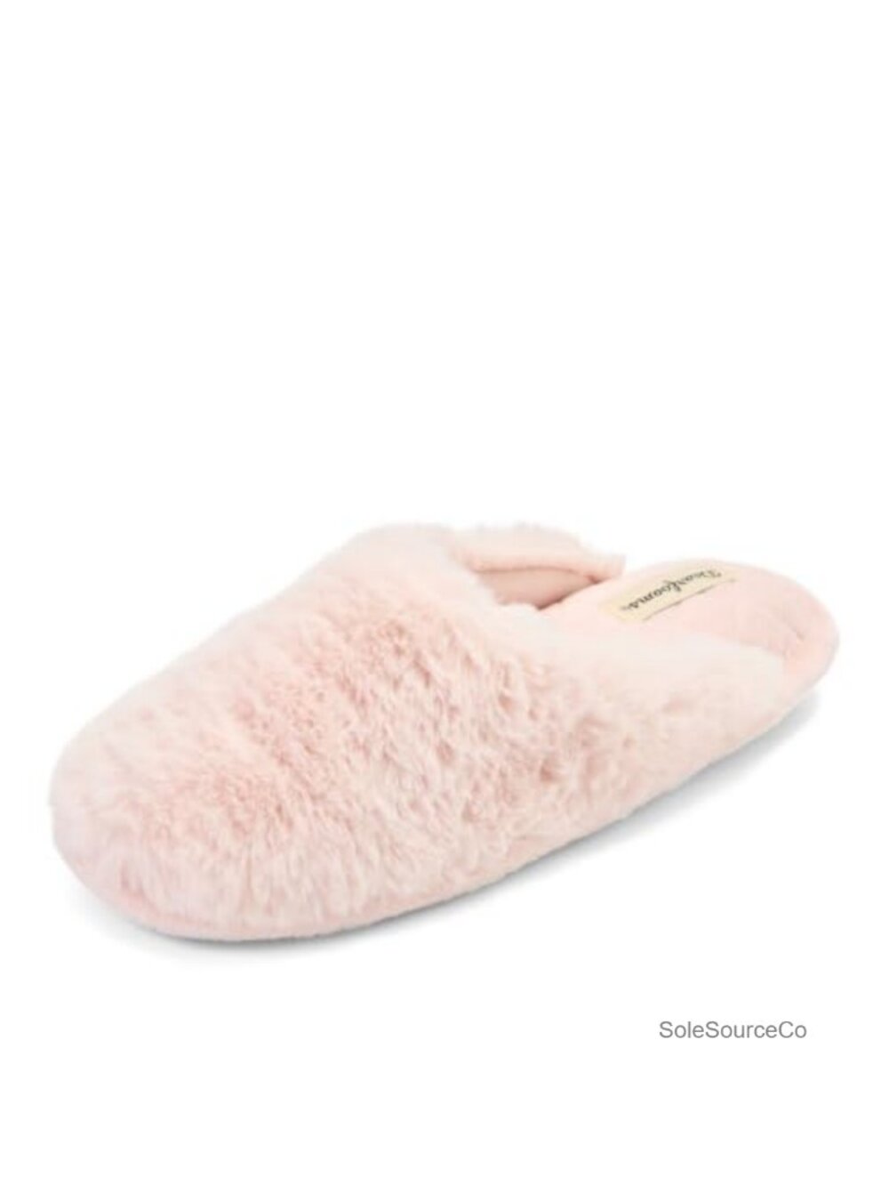 Fuzzy Scuff Slippers Memory Foam Slip-On Indoor House Shoes